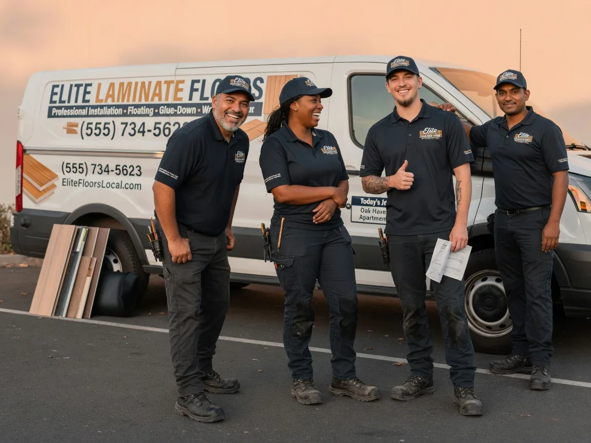 Laminate flooring installation company in Brook Park, MN
